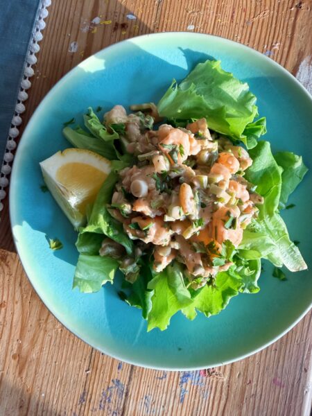 Midcentury Shrimp Cocktail Salad